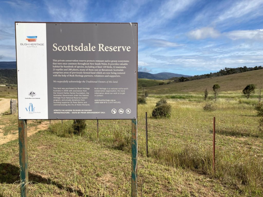 Scottsdale Reserve Sign