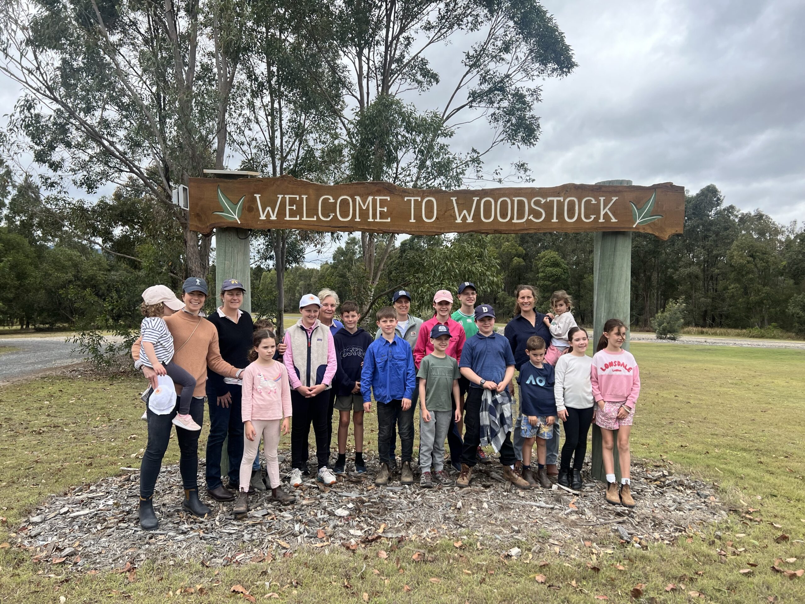 Family members at YET's Woodstock Farm