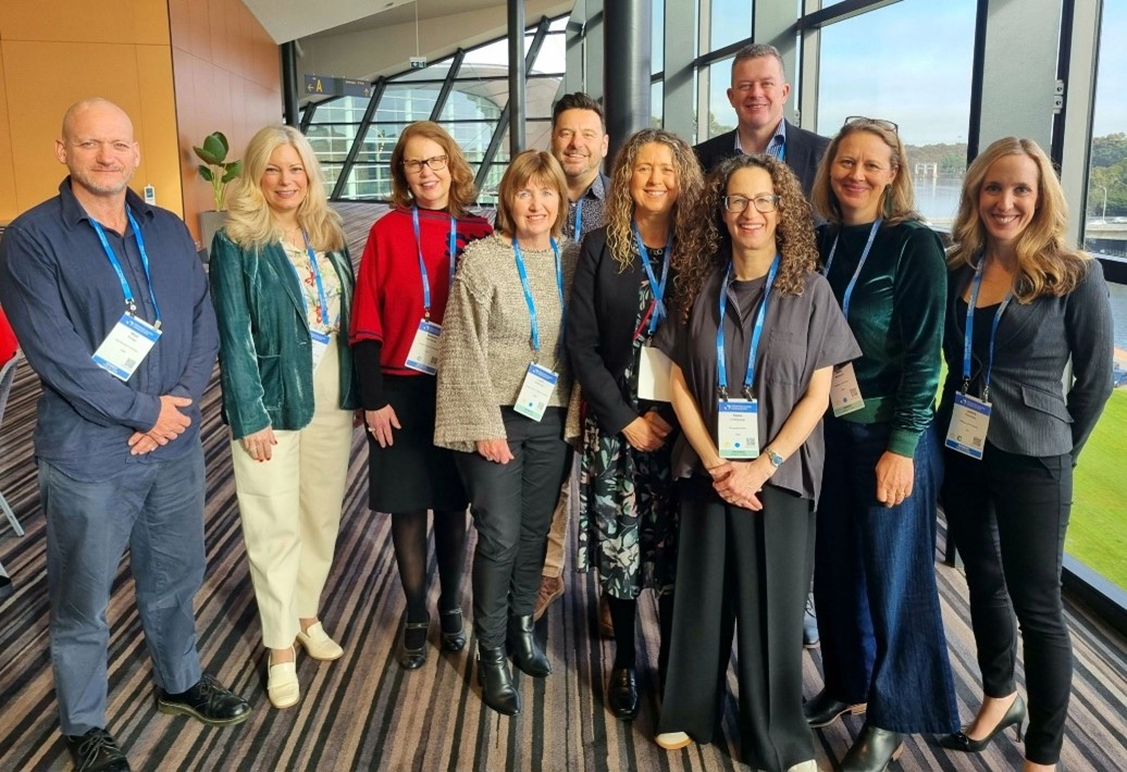 Lynn Anderson, Senior Program Manager at VFFF, with representatives from the other partner organisations involved in the WISE Collaboration Grant.