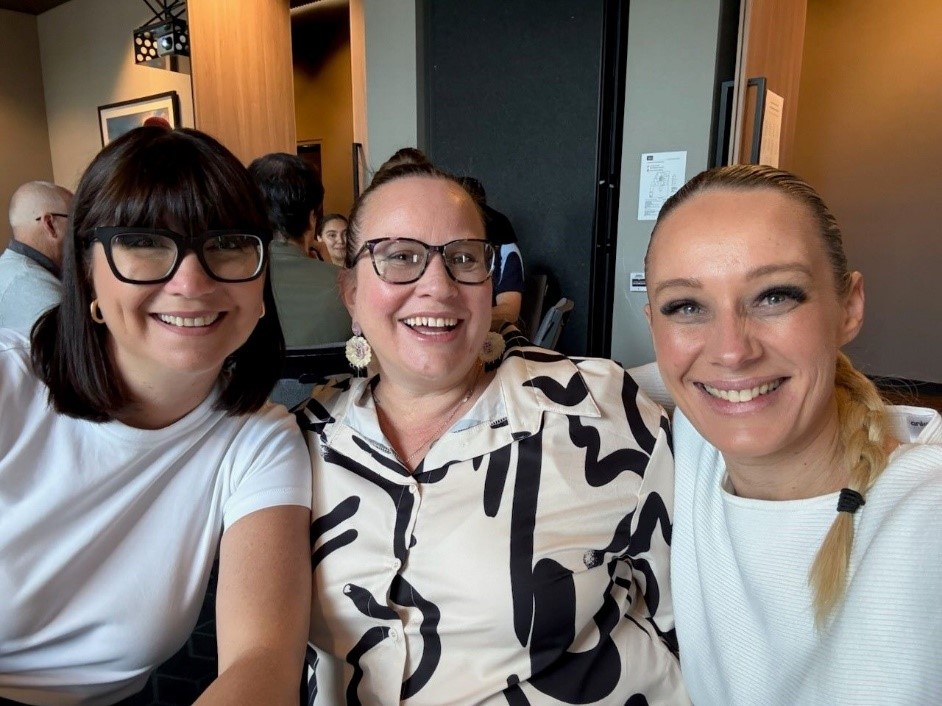 Kate, Cherie and Amanda from the Logan-Beaudesert NYEB Community Investment Committee members