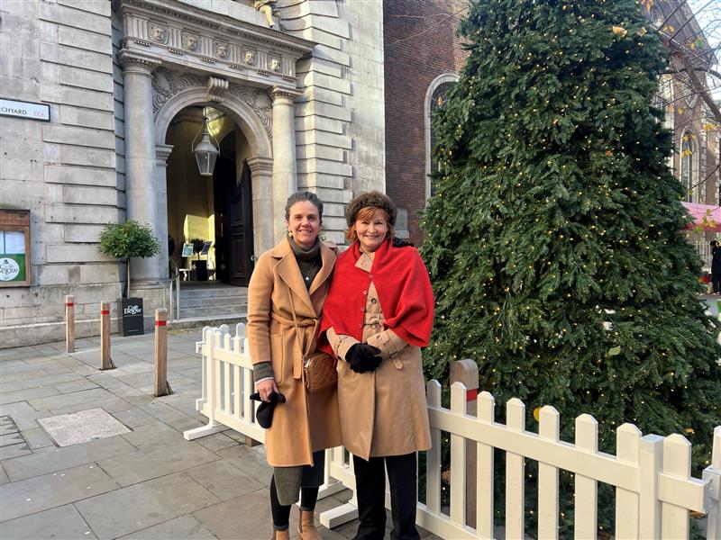 Claire Mannion and Rosemary Vilgan in London