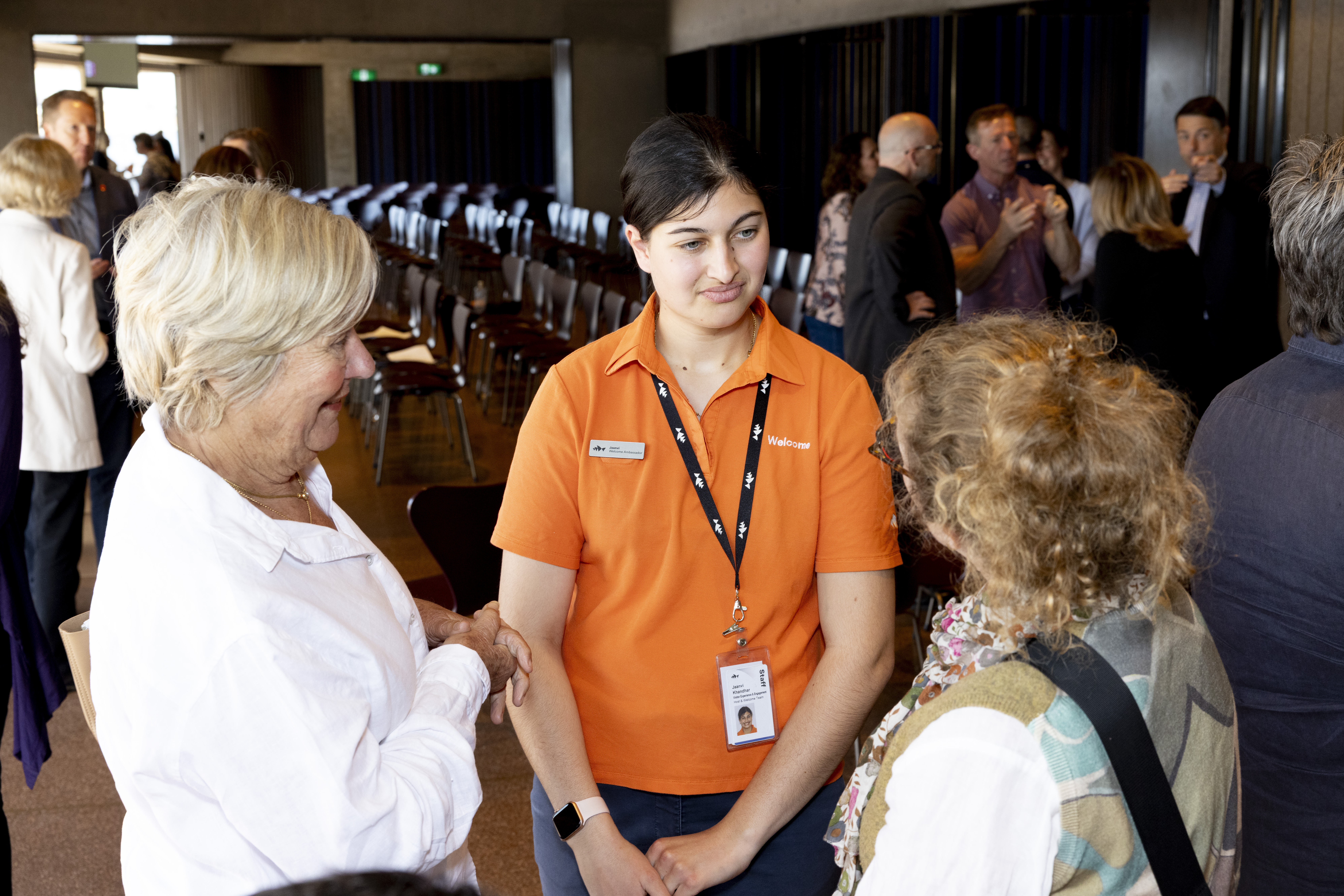 VFFF Deputy Chair, Ruth Armytage with Jaanvi, a Workplace Readiness Program participant: Photo credit: Katje Ford 
