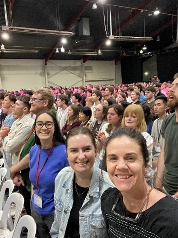 VFFF's Tessa and Claire at the AFES national conference in Canberra