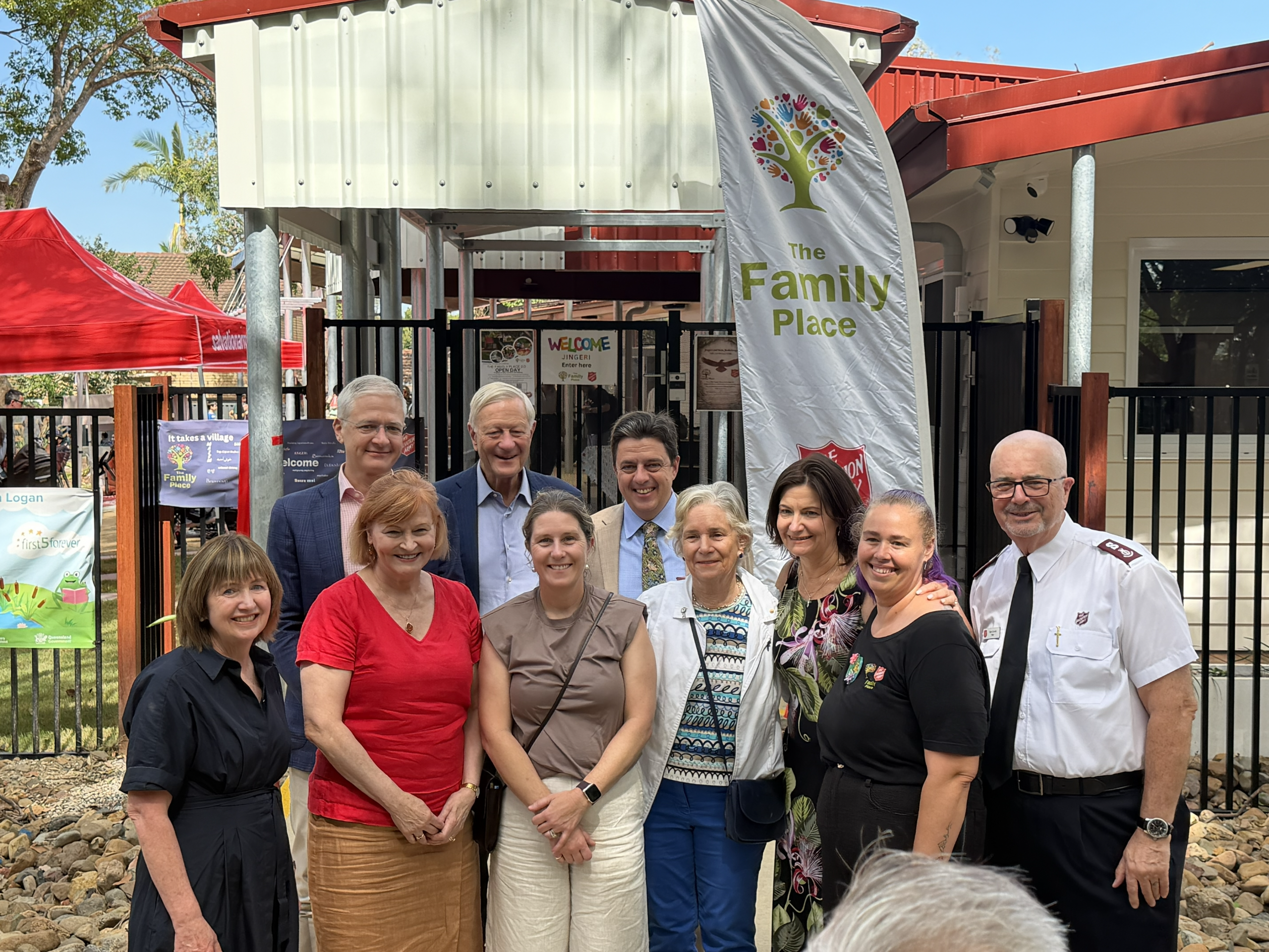 Celebrating the re-opening of The Family Place