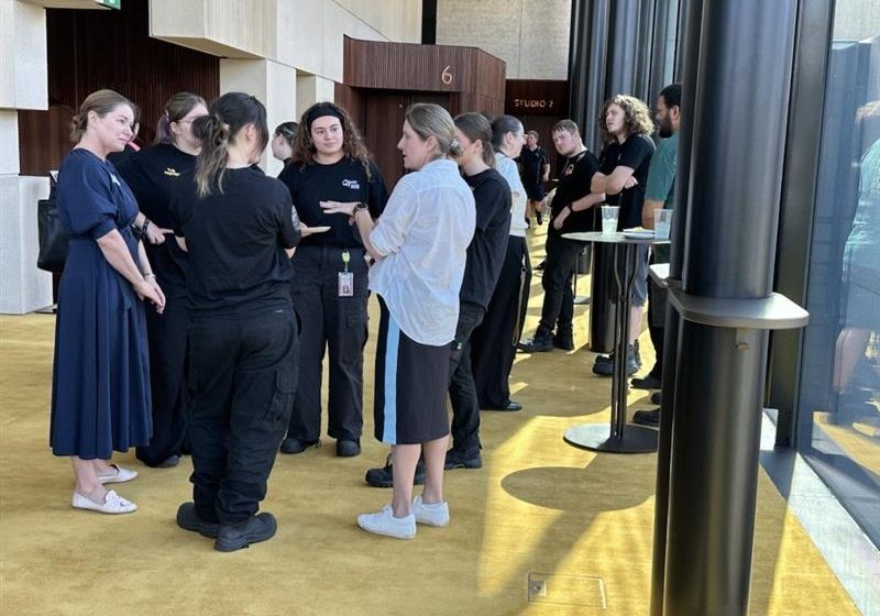 VFFF Director Lucy Coulsen at the Tech Connect showcase