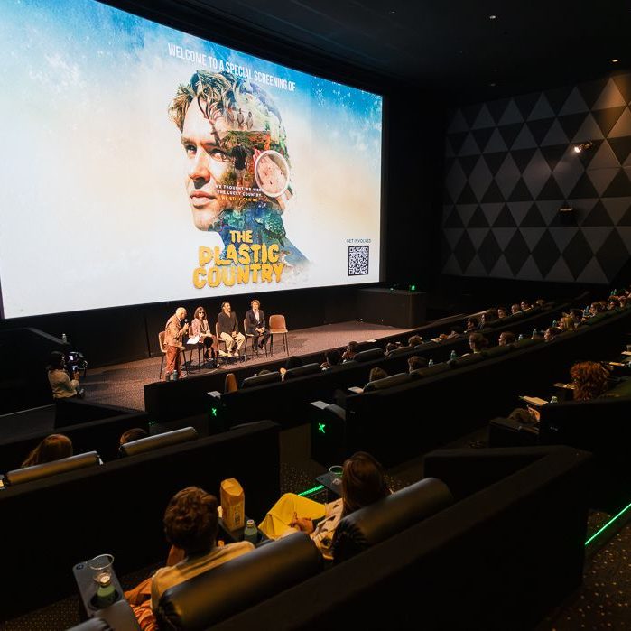 The panel discussion at the Sydney premiere of The Plastic Country